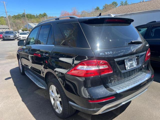 4JGDA5HB8CA056893 - 2012 MERCEDES-BENZ ML 350 4MATIC BLACK photo 3
