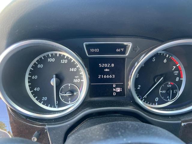 4JGDA5HB8CA056893 - 2012 MERCEDES-BENZ ML 350 4MATIC BLACK photo 8