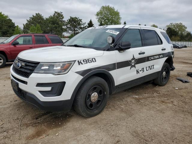 1FM5K8AR7HGE02169 - 2017 FORD EXPLORER POLICE INTERCEPTOR WHITE photo 1