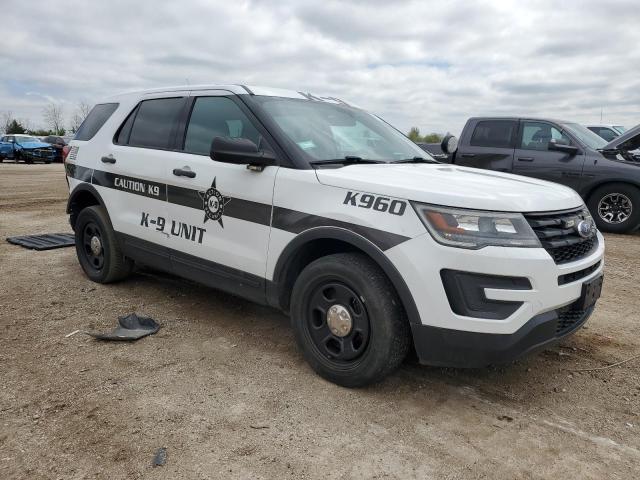 1FM5K8AR7HGE02169 - 2017 FORD EXPLORER POLICE INTERCEPTOR WHITE photo 4