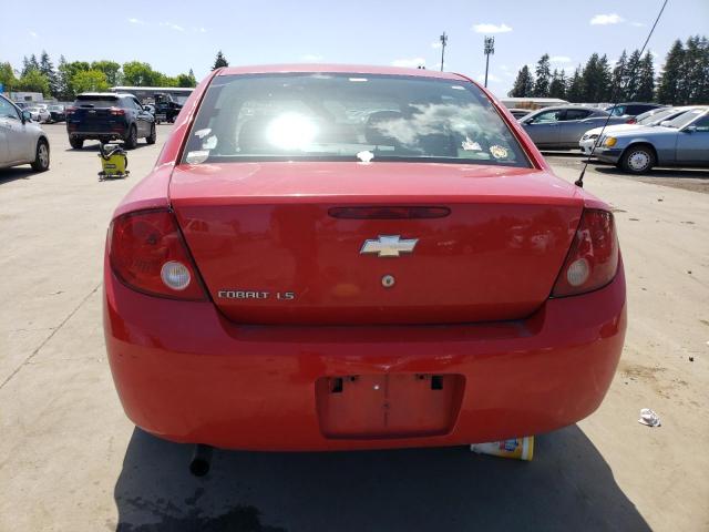 1G1AK55F167670352 - 2006 CHEVROLET COBALT LS RED photo 6