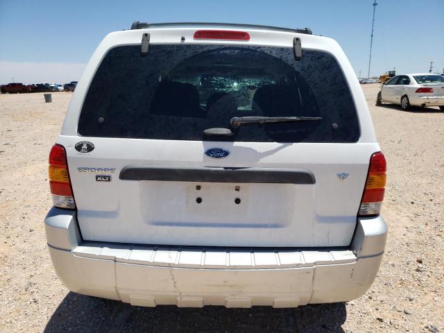 1FMYU031X7KB44726 - 2007 FORD ESCAPE XLT WHITE photo 6