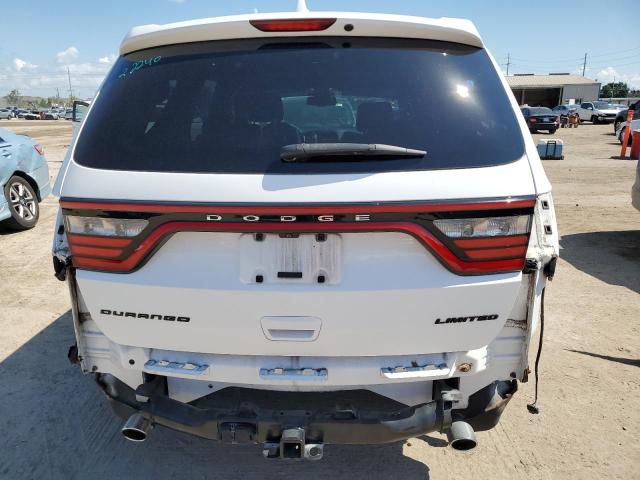 1C4RDHDG8FC120055 - 2015 DODGE DURANGO LIMITED WHITE photo 6