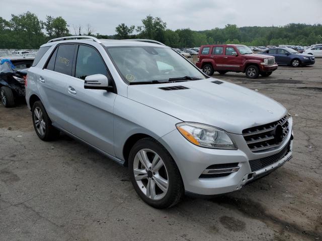 4JGDA5HB5EA374165 - 2014 MERCEDES-BENZ ML 350 4MATIC SILVER photo 4