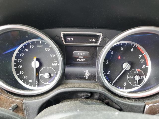 4JGDA5HB5EA374165 - 2014 MERCEDES-BENZ ML 350 4MATIC SILVER photo 9