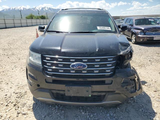 1FM5K8D86GGB74490 - 2016 FORD EXPLORER XLT BLACK photo 5