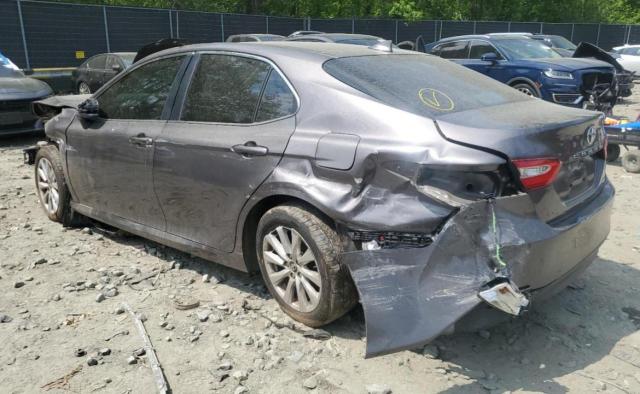 4T1B11HK2KU159868 - 2019 TOYOTA CAMRY L GRAY photo 2