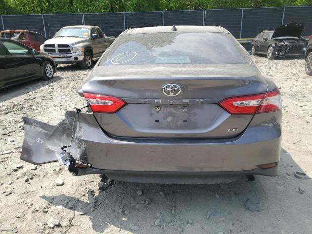 4T1B11HK2KU159868 - 2019 TOYOTA CAMRY L GRAY photo 6