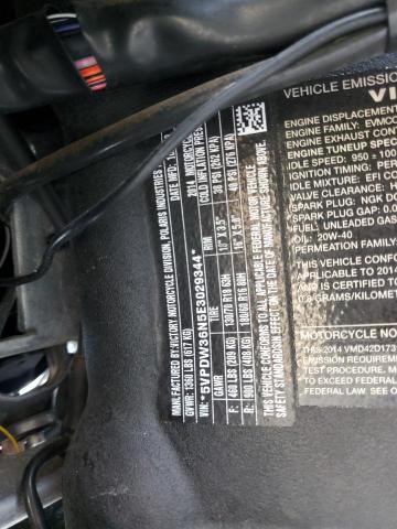 5VPDW36N5E3029344 - 2014 VICTORY MOTORCYCLES CROSS COUN Bicolor foto 10