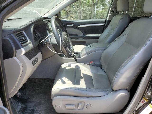 5TDKKRFH9FS046887 - 2015 TOYOTA HIGHLANDER XLE BLACK photo 7