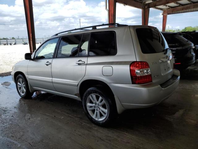 JTEEW21A260010833 - 2006 TOYOTA HIGHLANDER HYBRID SILVER photo 2