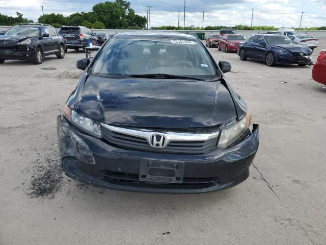 2HGFB2F58CH334846 - 2012 HONDA CIVIC LX BLACK photo 5