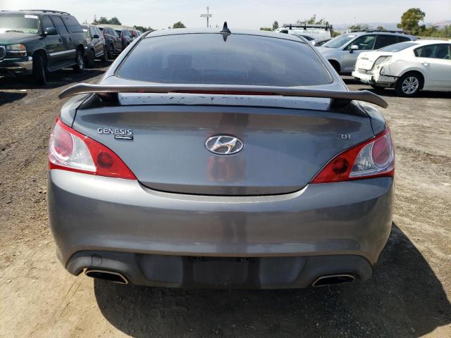 KMHHU6KH4AU004376 - 2010 HYUNDAI GENESIS CO 3.8L GRAY photo 6