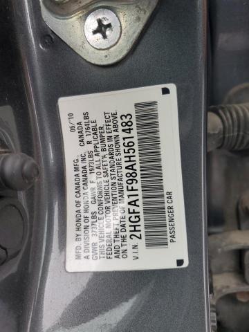 2HGFA1F98AH561483 - 2010 HONDA CIVIC EXL Boz foto 13