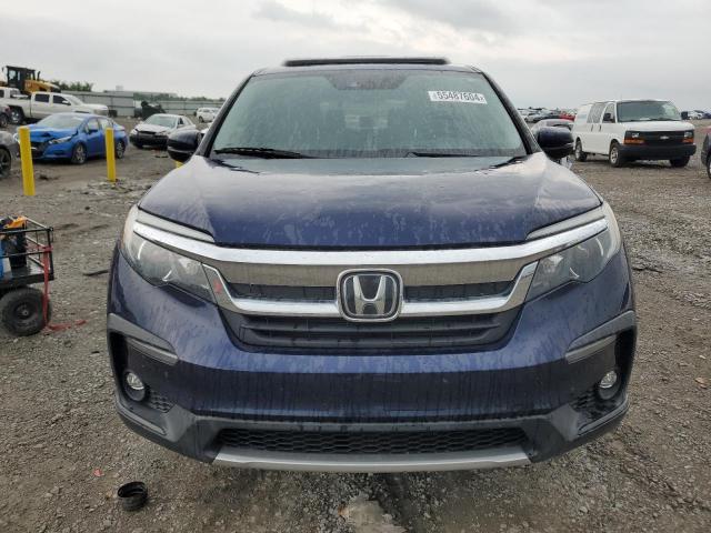 5FNYF5H44KB036560 - 2019 HONDA PILOT EXL BLUE photo 5