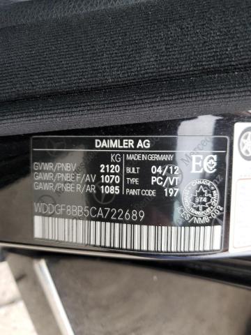 WDDGF8BB5CA722689 - 2012 MERCEDES-BENZ C 300 4MATIC BLACK photo 13