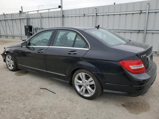 WDDGF8BB5CA722689 - 2012 MERCEDES-BENZ C 300 4MATIC BLACK photo 2