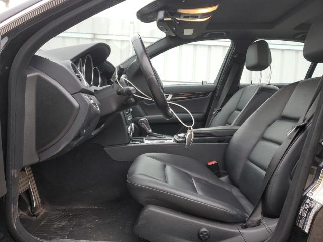 WDDGF8BB5CA722689 - 2012 MERCEDES-BENZ C 300 4MATIC BLACK photo 7