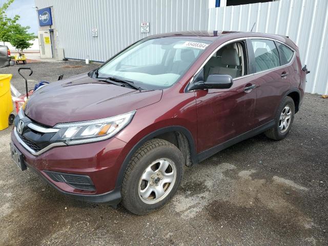 5J6RM4H38FL015283 - 2015 HONDA CR-V LX BURGUNDY photo 1