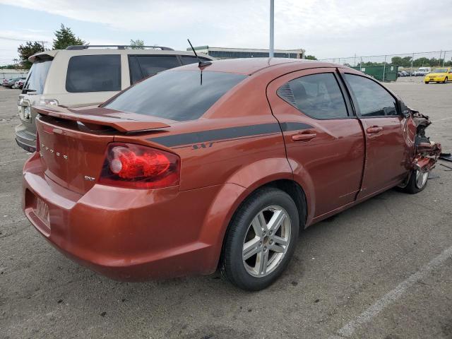 1C3CDZCB1CN198523 - 2012 DODGE AVENGER SXT ORANGE photo 3