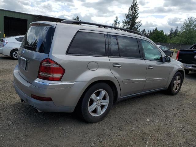 4JGBF71E77A188591 - 2007 MERCEDES-BENZ GL 450 4MATIC SILVER photo 3