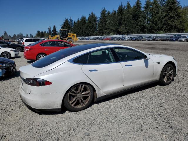 5YJSA1H12EFP51909 - 2014 TESLA MODEL S WHITE photo 3