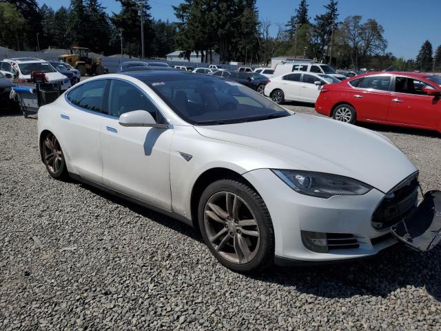 5YJSA1H12EFP51909 - 2014 TESLA MODEL S WHITE photo 4