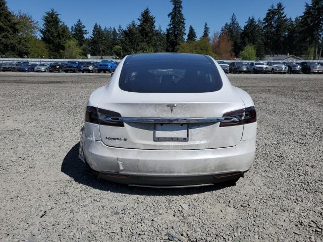 5YJSA1H12EFP51909 - 2014 TESLA MODEL S WHITE photo 6