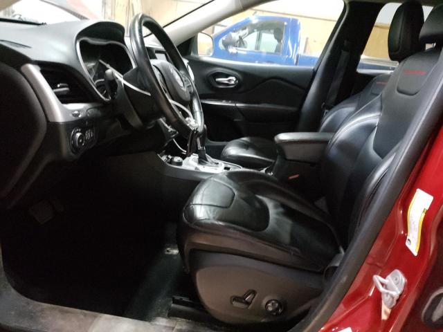 1C4PJMBS3EW132305 - 2014 JEEP CHEROKEE TRAILHAWK BURGUNDY photo 7