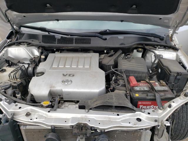 4T3ZK3BB1AU025715 - 2010 TOYOTA VENZA SILVER photo 12