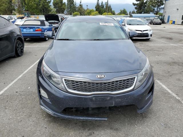 KNAGM4AD1E5067838 - 2014 KIA OPTIMA HYBRID BLUE photo 5