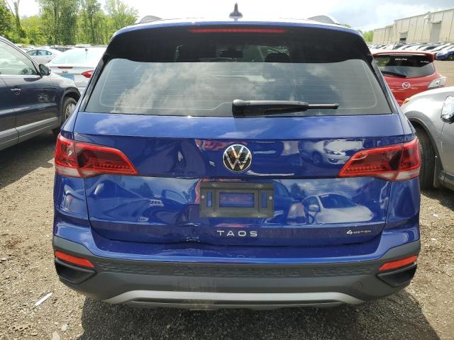 3VVMX7B2XNM050141 - 2022 VOLKSWAGEN TAOS S BLUE photo 6