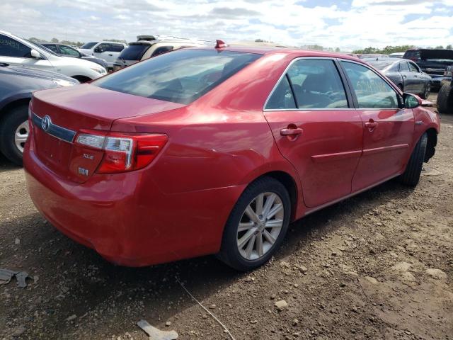 4T1BD1FK9DU082042 - 2013 TOYOTA CAMRY HYBRID RED photo 3