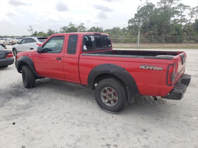 1N6ED26T41C354897 - 2001 NISSAN FRONTIER KING CAB XE RED photo 2