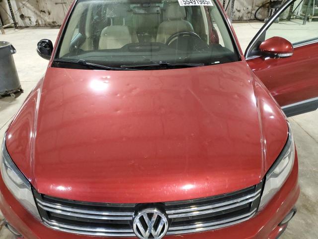WVGBV3AX1DW086960 - 2013 VOLKSWAGEN TIGUAN S 勃艮第红 照片 12