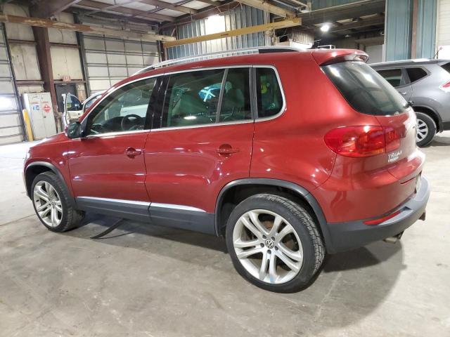 WVGBV3AX1DW086960 - 2013 VOLKSWAGEN TIGUAN S 勃艮第红 照片 2