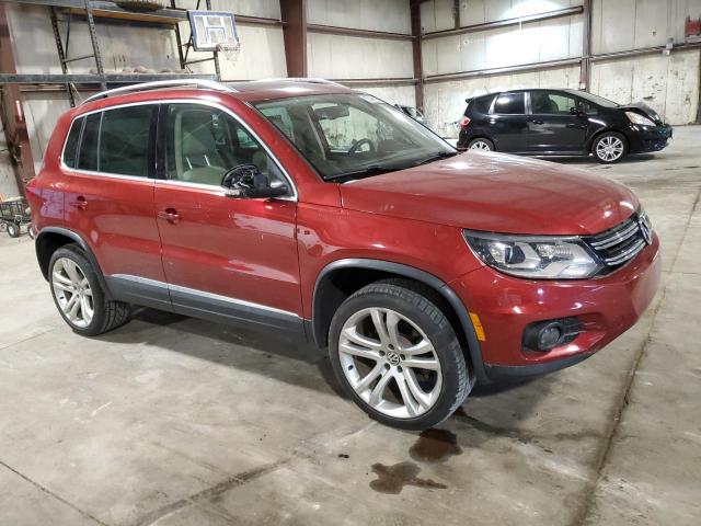 WVGBV3AX1DW086960 - 2013 VOLKSWAGEN TIGUAN S 勃艮第红 照片 4