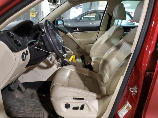 WVGBV3AX1DW086960 - 2013 VOLKSWAGEN TIGUAN S 勃艮第红 照片 7