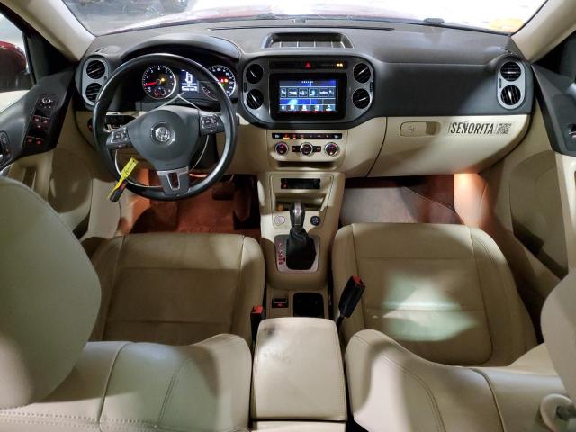 WVGBV3AX1DW086960 - 2013 VOLKSWAGEN TIGUAN S 勃艮第红 照片 8