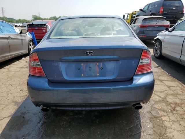 4S3BL676754214206 - 2005 SUBARU LEGACY GT LIMITED BLUE photo 6