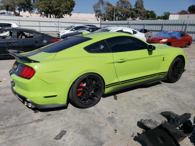 1FA6P8SJ7L5504049 - 2020 FORD MUSTANG SHELBY GT500 GREEN photo 3