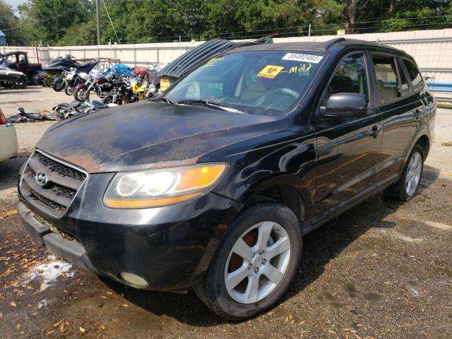 5NMSH13E98H154023 - 2008 HYUNDAI SANTA FE SE BLACK photo 1