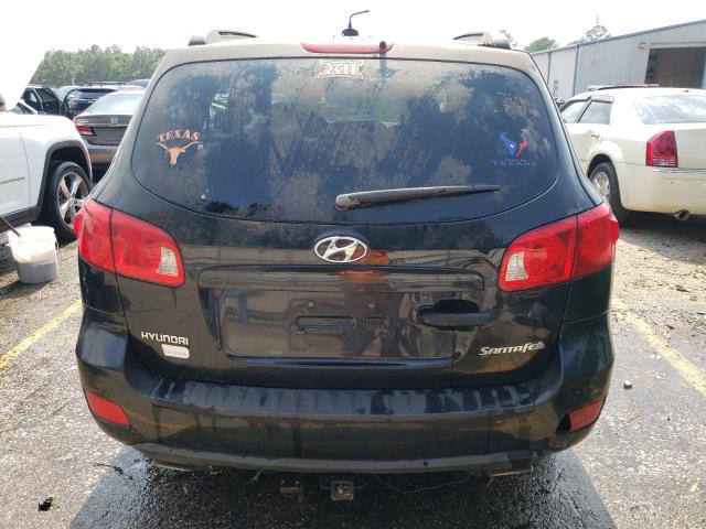 5NMSH13E98H154023 - 2008 HYUNDAI SANTA FE SE BLACK photo 6