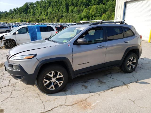 1C4PJMBX3JD505537 - 2018 JEEP CHEROKEE TRAILHAWK SILVER photo 1