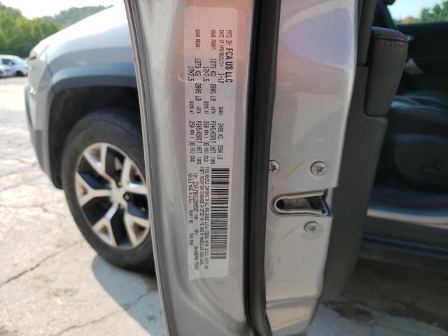 1C4PJMBX3JD505537 - 2018 JEEP CHEROKEE TRAILHAWK SILVER photo 13