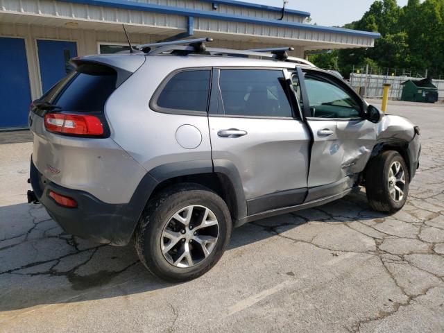 1C4PJMBX3JD505537 - 2018 JEEP CHEROKEE TRAILHAWK SILVER photo 3