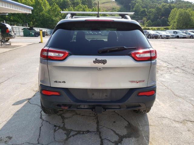 1C4PJMBX3JD505537 - 2018 JEEP CHEROKEE TRAILHAWK SILVER photo 6