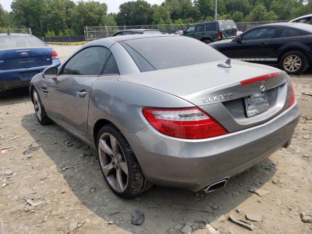 WDDPK5HA4CF008211 - 2012 MERCEDES-BENZ SLK 350 SILVER photo 2