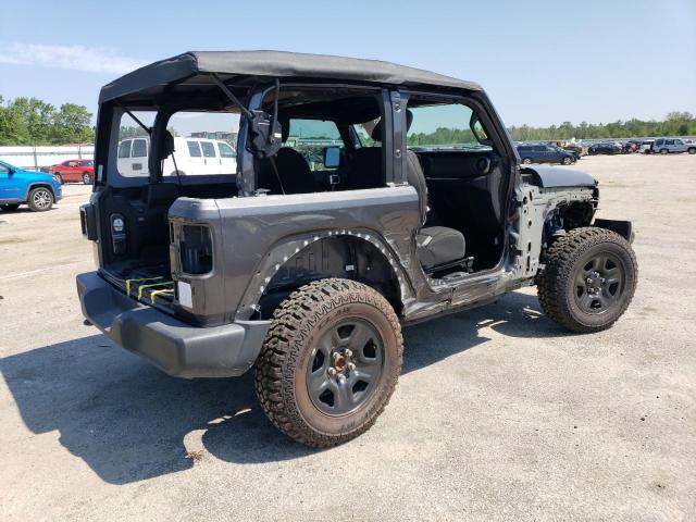 1C4GJXAG4LW189186 - 2020 JEEP WRANGLER SPORT GRAY photo 3