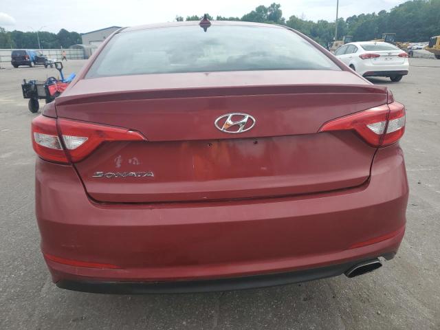 5NPE24AF7GH376038 - 2016 HYUNDAI SONATA SE BURGUNDY photo 6